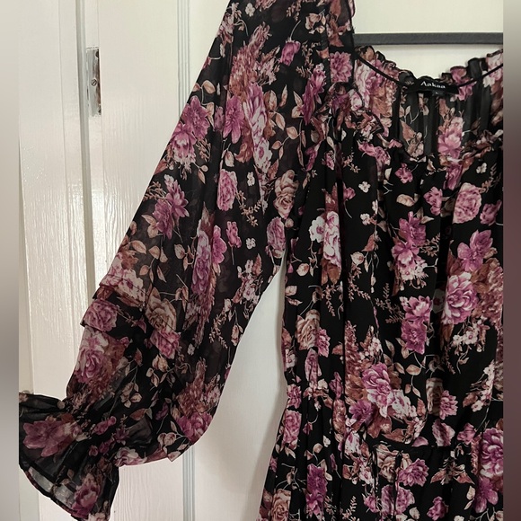 Floral Ruffle Dress - Picture 3 of 3